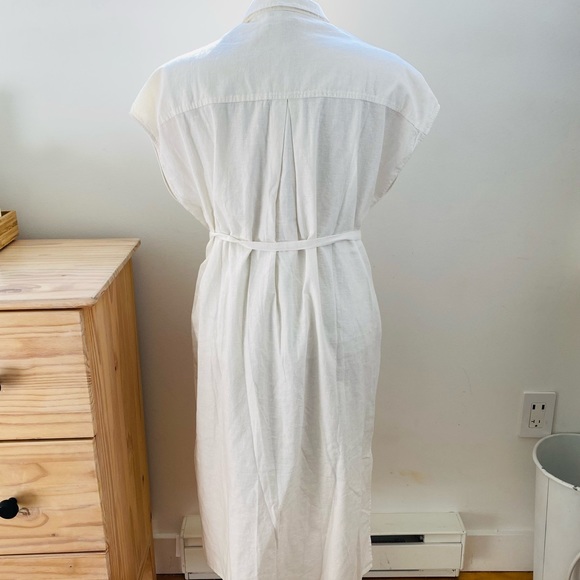 Frank & Oak - The Midi Linen Commuter Dress - NWT - Picture 6 of 16